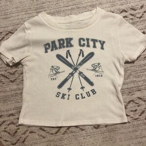 Cropped Babytee Park City Ski Club